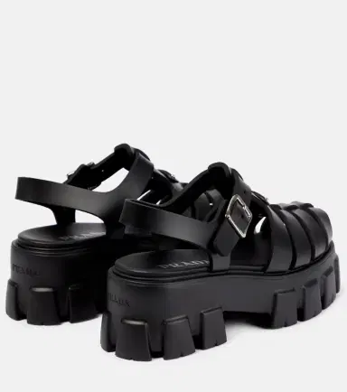Prada Monolith platform sandals | Thumbnail 4 Prada Monolith platform sandals | Thumbnail 4