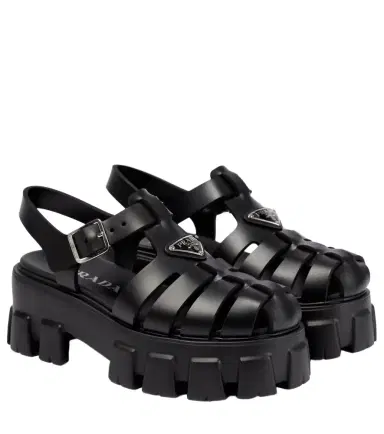 Prada Monolith platform sandals | Thumbnail 1 Prada Monolith platform sandals | Thumbnail 1
