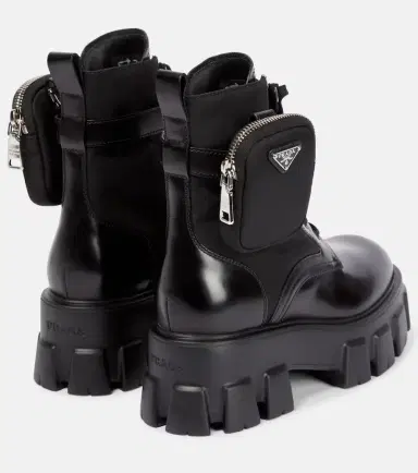 Prada Monolith leather ankle boots | Thumbnail 3 Prada Monolith leather ankle boots | Thumbnail 3