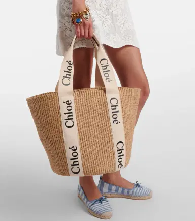 Chloe Chloé x Mifuko Woody Large raffia tote | Thumbnail 5 Chloe Chloé x Mifuko Woody Large raffia tote | Thumbnail 5