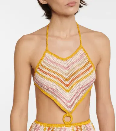 Anna Kosturova Ring halterneck crochet dress | Thumbnail 2 Anna Kosturova Ring halterneck crochet dress | Thumbnail 2