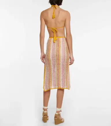 Anna Kosturova Ring halterneck crochet dress | Thumbnail 3 Anna Kosturova Ring halterneck crochet dress | Thumbnail 3