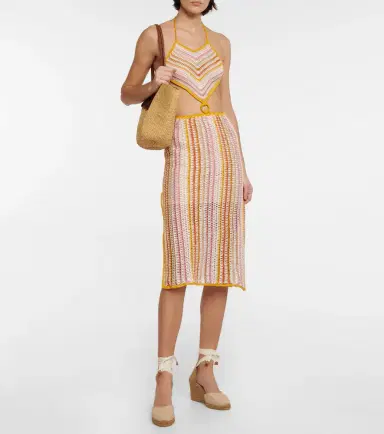Anna Kosturova Ring halterneck crochet dress | Thumbnail 5 Anna Kosturova Ring halterneck crochet dress | Thumbnail 5