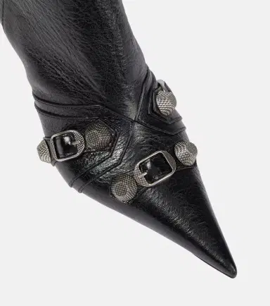 Balenciaga Cagole leather knee-high boots | Thumbnail 2 Balenciaga Cagole leather knee-high boots | Thumbnail 2