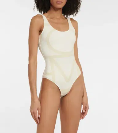 Toteme Logo swimsuit | Thumbnail 3 Toteme Logo swimsuit | Thumbnail 3
