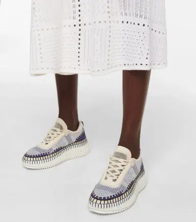 Chloé Chloé Nama mesh sneakers | Thumbnail 3 Chloé Chloé Nama mesh sneakers | Thumbnail 3