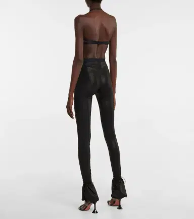 Nensi Dojaka Mesh halterneck bra | Thumbnail 2 Nensi Dojaka Mesh halterneck bra | Thumbnail 2
