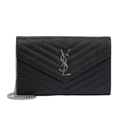 Saint Laurent Cassandre matelassé leather wallet on chain | Thumbnail 1 Saint Laurent Cassandre matelassé leather wallet on chain | Thumbnail 1