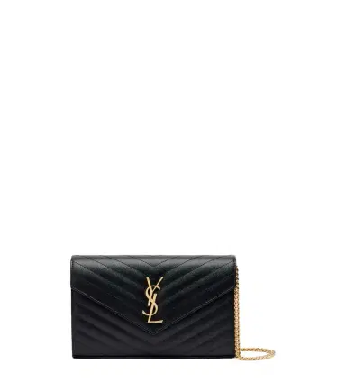 Saint Laurent Cassandre matelassé leather wallet on chain | Thumbnail 1 Saint Laurent Cassandre matelassé leather wallet on chain | Thumbnail 1