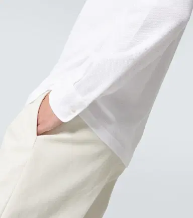 Loro Piana Cotton long-sleeved polo sweater | Thumbnail 2 Loro Piana Cotton long-sleeved polo sweater | Thumbnail 2
