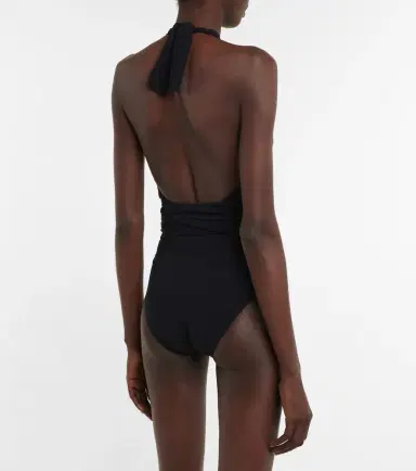 Karla Colletto Cutout halterneck swimsuit | Thumbnail 3 Karla Colletto Cutout halterneck swimsuit | Thumbnail 3