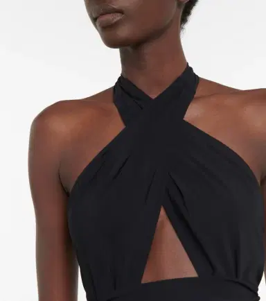 Karla Colletto Cutout halterneck swimsuit | Thumbnail 4 Karla Colletto Cutout halterneck swimsuit | Thumbnail 4