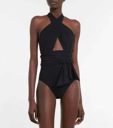 Karla Colletto Cutout halterneck swimsuit | Thumbnail 5 Karla Colletto Cutout halterneck swimsuit | Thumbnail 5