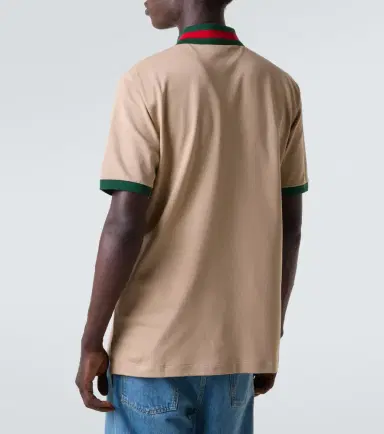 Gucci Web-collar piqué polo shirt | Thumbnail 4 Gucci Web-collar piqué polo shirt | Thumbnail 4
