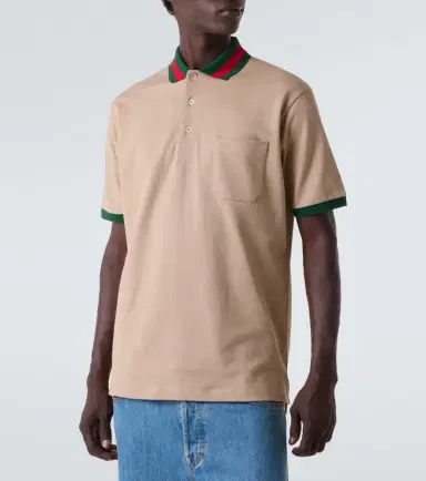 Gucci Web-collar piqué polo shirt | Thumbnail 5 Gucci Web-collar piqué polo shirt | Thumbnail 5