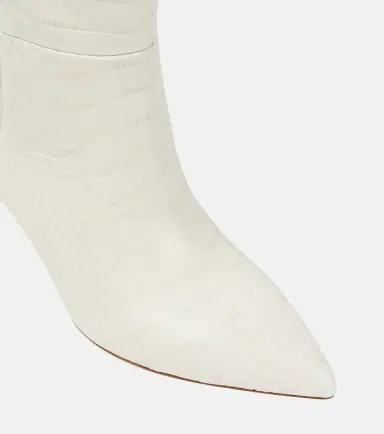 Paris Texas Croc-effect leather knee-high boots | Thumbnail 3 Paris Texas Croc-effect leather knee-high boots | Thumbnail 3