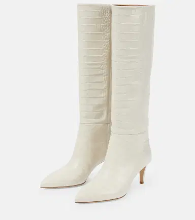 Paris Texas Croc-effect leather knee-high boots | Thumbnail 4 Paris Texas Croc-effect leather knee-high boots | Thumbnail 4