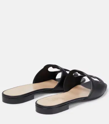 Gucci Interlocking G cutout leather sandals | Thumbnail 3 Gucci Interlocking G cutout leather sandals | Thumbnail 3