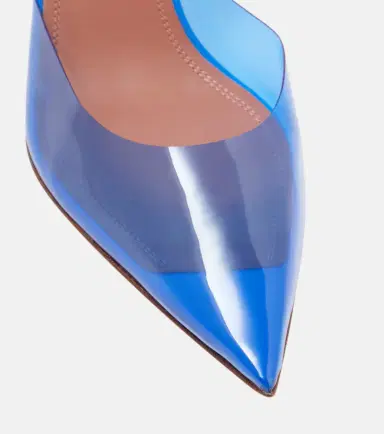 Amina Muaddi Holli Glass PVC slingback pumps | Thumbnail 4 Amina Muaddi Holli Glass PVC slingback pumps | Thumbnail 4