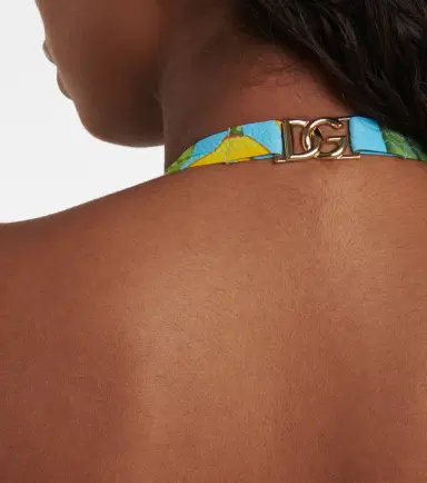 Dolce & Gabbana Printed halterneck swimsuit | Thumbnail 2 Dolce & Gabbana Printed halterneck swimsuit | Thumbnail 2