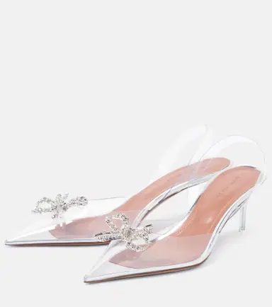 Amina Muaddi Rosie embellished slingback pumps | Thumbnail 4 Amina Muaddi Rosie embellished slingback pumps | Thumbnail 4