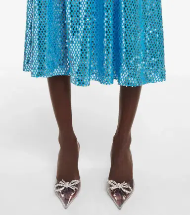 Amina Muaddi Rosie embellished slingback pumps | Thumbnail 6 Amina Muaddi Rosie embellished slingback pumps | Thumbnail 6