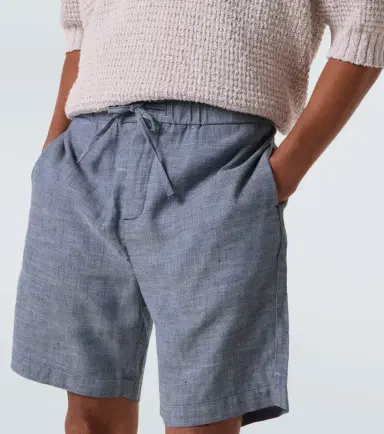 Frescobol Carioca Felipe linen and cotton shorts | Thumbnail 4 Frescobol Carioca Felipe linen and cotton shorts | Thumbnail 4