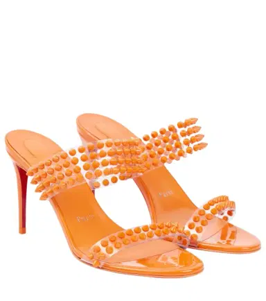 Christian Louboutin Spike Only 85 PVC and leather sandals | Thumbnail 1 Christian Louboutin Spike Only 85 PVC and leather sandals | Thumbnail 1