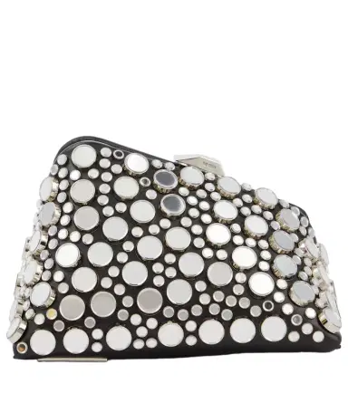 The Attico Midnight Mini studded leather clutch | Thumbnail 1 The Attico Midnight Mini studded leather clutch | Thumbnail 1