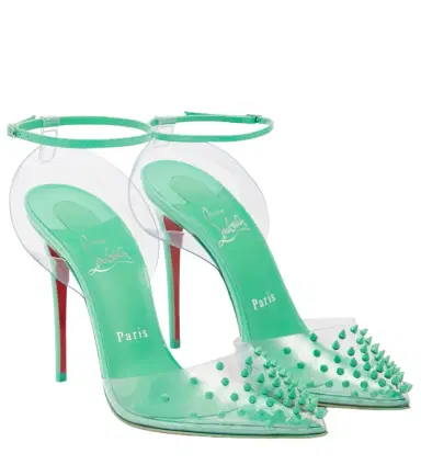Christian Louboutin Spikoo 100 PVC and leather pumps | Thumbnail 1 Christian Louboutin Spikoo 100 PVC and leather pumps | Thumbnail 1