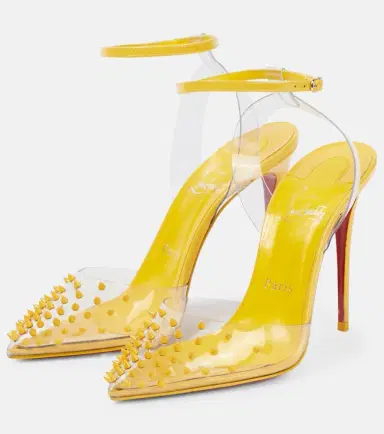 Christian Louboutin Spikoo 100 PVC and leather pumps | Thumbnail 4 Christian Louboutin Spikoo 100 PVC and leather pumps | Thumbnail 4