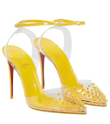Christian Louboutin Spikoo 100 PVC and leather pumps | Thumbnail 1 Christian Louboutin Spikoo 100 PVC and leather pumps | Thumbnail 1