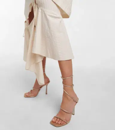 René Caovilla Cleo embellished satin sandals | Thumbnail 6 René Caovilla Cleo embellished satin sandals | Thumbnail 6