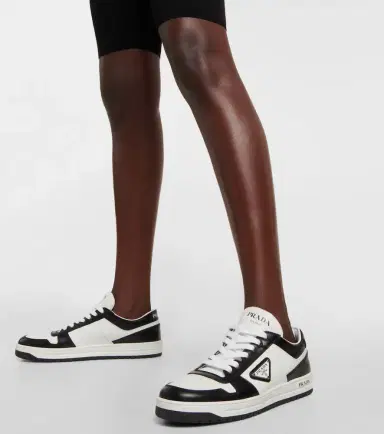 Prada Logo leather sneakers | Thumbnail 5 Prada Logo leather sneakers | Thumbnail 5
