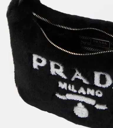 Prada Re-Edition 2000 Mini shearling shoulder bag | Thumbnail 3 Prada Re-Edition 2000 Mini shearling shoulder bag | Thumbnail 3