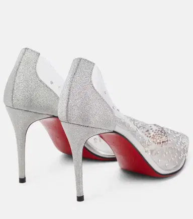 Christian Louboutin Degrastrass 85 embellished PVC pumps | Thumbnail 2 Christian Louboutin Degrastrass 85 embellished PVC pumps | Thumbnail 2