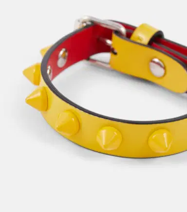 Christian Louboutin Loubilink embellished leather bracelet | Thumbnail 2 Christian Louboutin Loubilink embellished leather bracelet | Thumbnail 2