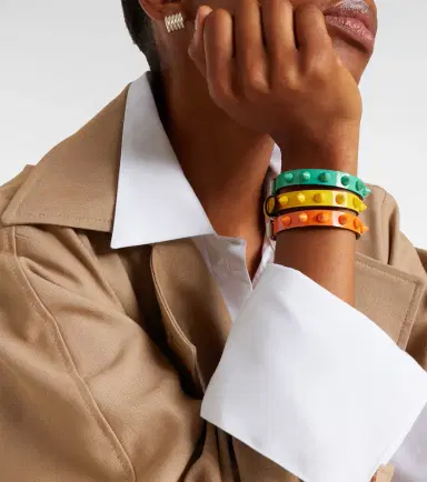 Christian Louboutin Loubilink embellished leather bracelet | Thumbnail 4 Christian Louboutin Loubilink embellished leather bracelet | Thumbnail 4