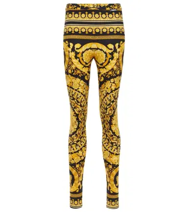 Versace Barocco mid-rise leggings | Thumbnail 1 Versace Barocco mid-rise leggings | Thumbnail 1
