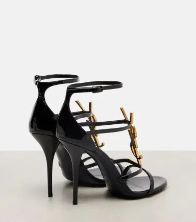 Saint Laurent Cassandra 100 leather sandals | Thumbnail 4 Saint Laurent Cassandra 100 leather sandals | Thumbnail 4