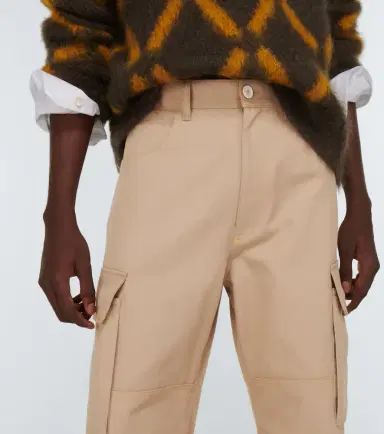 Marni Wide-leg cotton gabardine cargo pants | Thumbnail 2 Marni Wide-leg cotton gabardine cargo pants | Thumbnail 2
