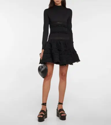 Alaïa Alaïa Crinoline wool minidress | Thumbnail 2 Alaïa Alaïa Crinoline wool minidress | Thumbnail 2