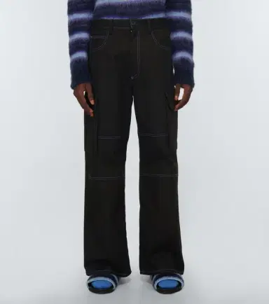 Marni Wide-leg cotton gabardine cargo pants | Thumbnail 2 Marni Wide-leg cotton gabardine cargo pants | Thumbnail 2