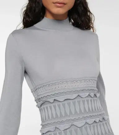 Alaia Alaïa Crinoline virgin wool minidress | Thumbnail 5 Alaia Alaïa Crinoline virgin wool minidress | Thumbnail 5