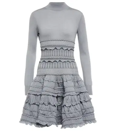 Alaia Alaïa Crinoline virgin wool minidress | Thumbnail 1 Alaia Alaïa Crinoline virgin wool minidress | Thumbnail 1