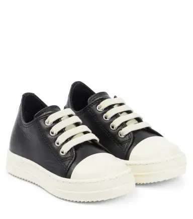 Rick Owens Kids Baby leather sneakers | Thumbnail 1 Rick Owens Kids Baby leather sneakers | Thumbnail 1