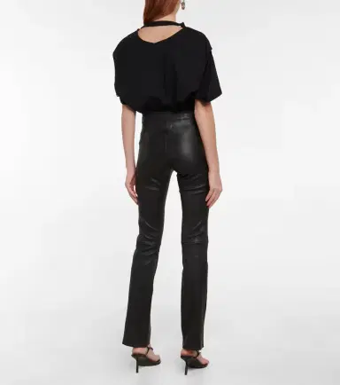 STOULS Cropped leather trousers | Thumbnail 3 STOULS Cropped leather trousers | Thumbnail 3