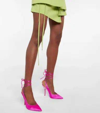 The Attico Venus embellished satin pumps | Thumbnail 6 The Attico Venus embellished satin pumps | Thumbnail 6