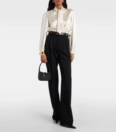 Saint Laurent Le 5 à 7 Mini leather shoulder bag | Thumbnail 3 Saint Laurent Le 5 à 7 Mini leather shoulder bag | Thumbnail 3