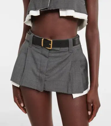 Miu Miu Leather belt | Thumbnail 3 Miu Miu Leather belt | Thumbnail 3